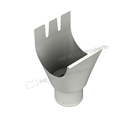 Воронка выпускная МЕТАЛЛ ПРОФИЛЬ Foramina PUR D150/100 Ral 9010