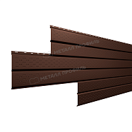 Софит МЕТАЛЛ ПРОФИЛЬ Lбрус-15х240 (VALORI-20-Brown-0.5)