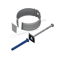 Держатель трубы МЕТАЛЛ ПРОФИЛЬ ПРОЕКТ D150 Ral 9003